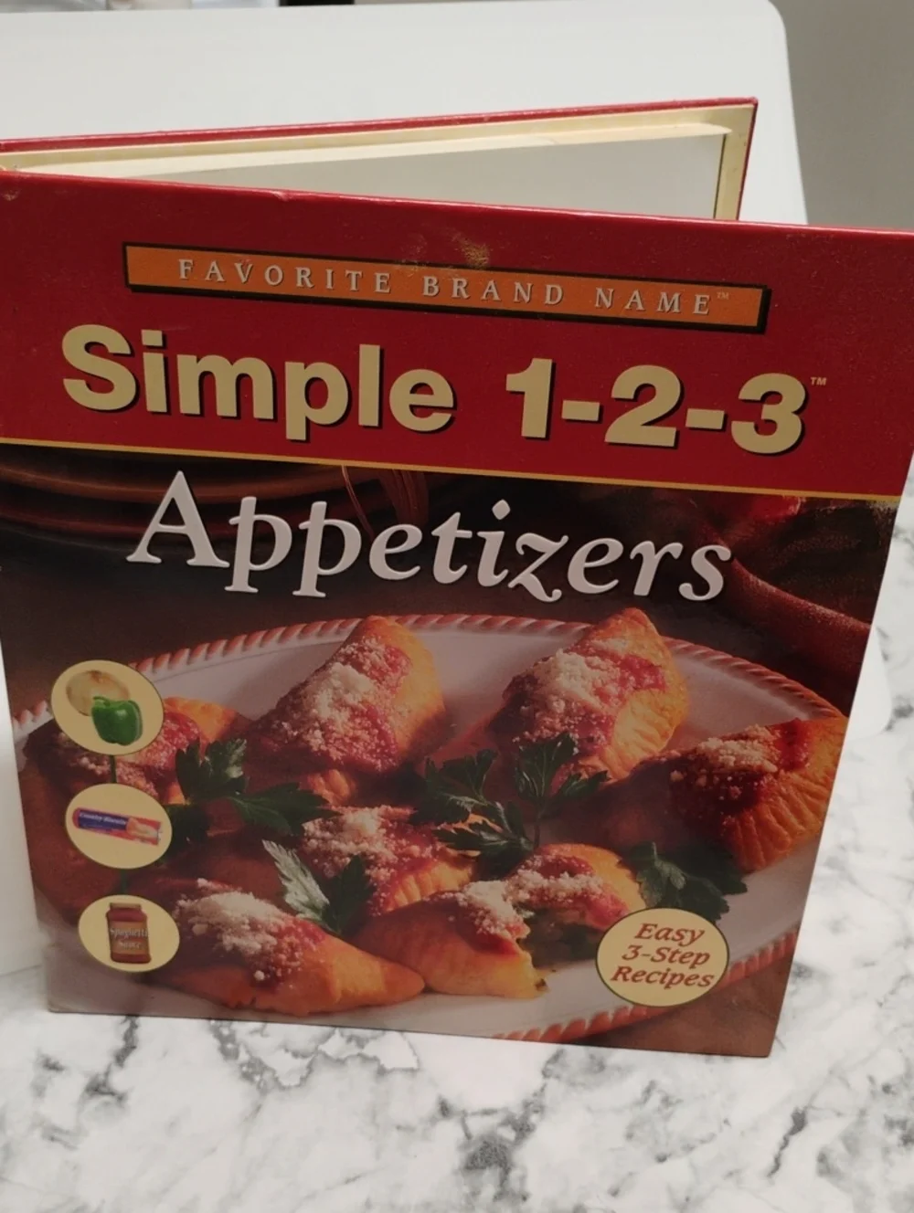 Simple 1-2-3 Appetizers Cookbook - Red